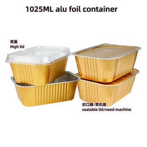 Khay Đựng Thức Ăn Bằng Nhôm Máy Làm Đĩa Đựng Thức Ăn Mang Đi Dây Chuyền Sản Xuất Đĩa Đựng Đĩa Hình Bầu Dục/Hình Chữ Nhật/Tròn Bằng Nhôm - Product Image 6