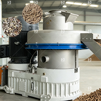 Machine industrielle de fabrication de granulés de bois à grande anneau-cercle pour granulés de combustible à partir de sciure et de biomasse