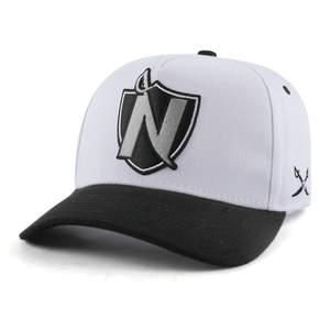 도매 맞춤 고품질 개인화된 빈티지 그레이 블랙 화이트 남성용 고라스 야구 모자 - Product Image 2