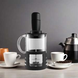 Mousseur à café outil verre portable mousseur à lait électrique fabricant de mousse - Product Image 5