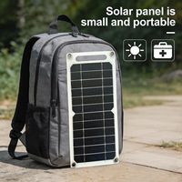 Mini panneau solaire 6W 300x145mm, chargeur solaire USB extérieur pour téléphones portables, panneau photovoltaïque portable