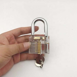 Bền trong suốt nhựa Ổ khóa cho thợ khóa đào tạo thực hành Key mở khóa cách cutaway có thể nhìn thấy kỹ năng chọn - Product Image 5