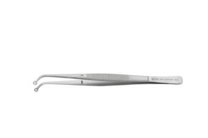 Pinze Manuali per Tessuti con Denti Seghettati 1x2, Strumenti Microchirurgici Dentali - Product Image 5