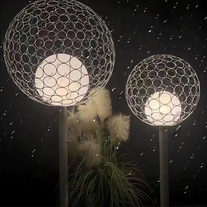 Led sáng hình cầu rỗng ánh sáng cảnh quan hiện đại sân BIỆT THỰ VƯỜN bãi cỏ công viên Con Đường ngoài trời Giáng sinh Halloween - Product Image 5