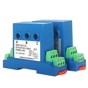 ตัวส่งสัญญาณกระแสไฟฟ้าสลับขนาดรู 8 มม. 4-20mA 0-10V 0-5V ตัวแปลงสัญญาณกระแสไฟฟ้าสลับ <span class=keywords><strong>3</strong></span> เฟส 2A 10A 20A 30A ตัวแปลงสัญญาณกระแสไฟฟ้ากระแสตรง 24V - Product Image 1