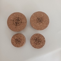 Bouchons de remplacement anti-déversement en liège aggloméré conique souple de 10 mm à 100 mm pour bocaux, bouteilles et canettes - Durables et faciles à ouvrir