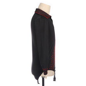 Camicie <span class=keywords><strong>da</strong></span> ballo latino per <span class=keywords><strong>uomo</strong></span> e ragazzo Liuhuo: costumi per performance di Jazz, Tango, Samba e Ballroom - Product Image 3