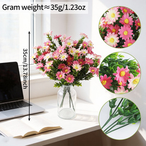 <span class=keywords><strong>Bouquet</strong></span> <span class=keywords><strong>de</strong></span> fleurs artificielles en soie marguerites pour décoration <span class=keywords><strong>de</strong></span> table <span class=keywords><strong>de</strong></span> salon, entrée, centre <span class=keywords><strong>de</strong></span> table <span class=keywords><strong>de</strong></span> <span class=keywords><strong>mariage</strong></span>, hôtel, style ferme, vente en gros - Product Image 4