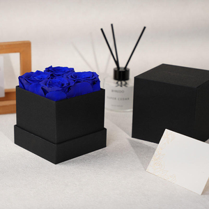 Eternal flower rose <b>gift</b> box four square <b>boxes</b> high-end diy birthday Valentine's Day <b>gift</b> wholesale - Product Image 2
