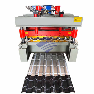 Tuile métallique industrielle en fer galvanisé pré-peinte formant la machine - Product Image 1