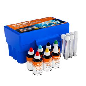 Kit <span class=keywords><strong>de</strong></span> <span class=keywords><strong>test</strong></span> des paramètres <span class=keywords><strong>de</strong></span> l'eau d'aquarium JILINTEST 7-en-1, mesure le pH, le carbonate <span class=keywords><strong>de</strong></span> calcium, la dureté. Précision <span class=keywords><strong>de</strong></span> laboratoire respectueuse <span class=keywords><strong>de</strong></span> l'environnement - Product Image 1