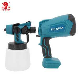 Pistolet de pulvérisation miniature sans fil intelligent 21V avec batterie au lithium 300 PSI Capacité du gobelet 1000ML Outil de peinture de qualité bricolage - Product Image 2