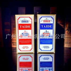 Cartes à Jouer Ted 63x88mm Bleu Royal Rouge Jeu de Cartes d'Entretenissement Poker avec Impression de Logo - Product Image 4