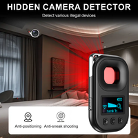 Détecteur de signaux GPS Détecteur d'insectes alimenté par caméra cachée Scanner de signaux RF portable pour hôtels bureau Détecteur anti-espion infrarouge