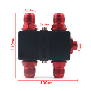 Adaptador termostático de aluminio AN10 para enfriador de aceite, para mejora de la actualización del cárter de aceite del coche - Product Image 2