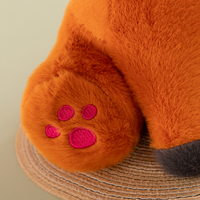 Vente directe d'usine doux simulé Cool chat en peluche mignon chat assis Animal en peluche jouet créatif en peluche chat réaliste en peluche