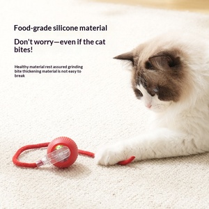 Jouet pour chat en gel de silicone automatique - Balle de stimulation pour chats et chiens - Anti-ennui et divertissement autonome - Product Image 2
