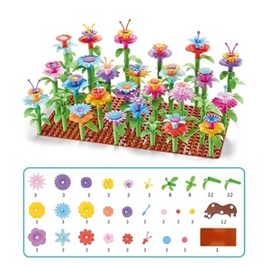 <strong>Kids</strong> Educational Create Flower Garden Colorful Building Blocks <strong>Set</strong> STEM DIY Assemble Stacking <strong>Gardening</strong> Flower Construction Toy - Product Image 6