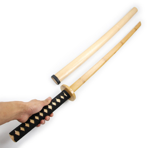 Iaido pratique l'épée en bois arts martiaux formation sparring accessoires de performance style <span class=keywords><strong>samouraï</strong></span> japonais avec fourreau - Product Image 3