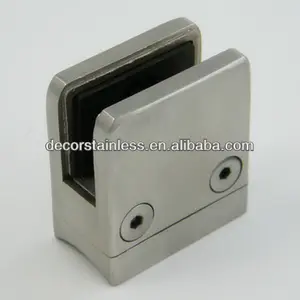 Holding Clamp Bracket Shelf Support Square Glass Square Shape Glass Clamp