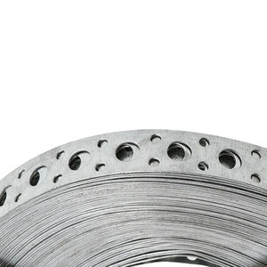 <span class=keywords><strong>Prix</strong></span> d'usine Matériau en fer galvanisé Sangle <span class=keywords><strong>de</strong></span> baguage en acier inoxydable perforé sur le côté droit - Product Image 1