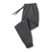 Vente directe usine – Pantalon de survêtement unisexe respirant en coton chinois épais (300g), sept couleurs, simple couche