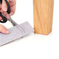 Protections de pieds de meubles en nylon autocollantes antidérapantes et absorbantes pour chaises, armoires et tables basses, écologiques, 5 mm