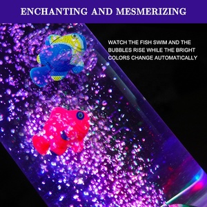 Bong Bóng Cá Đèn Với Điều Khiển Từ Xa, Di Chuyển Cá Aquarium Night Lights Với Màu Sắc Thay Đổi LED Ánh Sáng Quà Tặng Mới Lạ 50 12 15 0.5 - Product Image 2