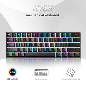 98 Keys Detachable Wired/Wireless Waterproof Mechanical Feel <b>Keyboard</b> RGB with PBT Side-Lit Keycaps & Screen Knob for PC/Mac - Product Image 1