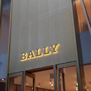 Cho lớn 3D ngoài trời dẫn đăng ký Mini Acrylic cạnh vàng Logo Backlit thư cho doanh nghiệp bán lẻ quảng cáo - Product Image 4