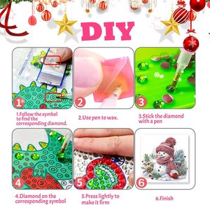 Nghệ thuật vẽ tranh giáng sinh thiệp chúc mừng với phong bì, Snowman Craft DIY thẻ làm Bộ dụng cụ cho người lớn trẻ em Quà tặng - Product Image 3