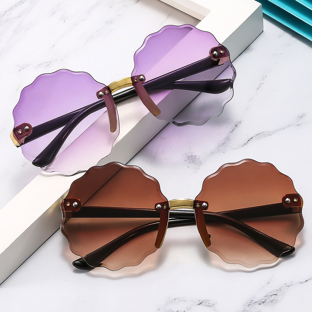 Korean Style 2026 Colorful Flower Kids Sunglasses, Cute Baby Outdoor Fashion Sunglasses for Boys & Girls