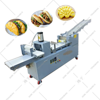 Machine à pain automatique multifonction pour Arepas, Gua Bao, pains feuille de lotus, shawarma et pain pita, construction en alliage d'aluminium SUS304, grande capacité