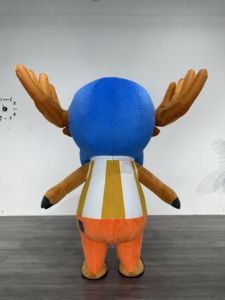 Costume Mascotte Gonfiabile Natalizio di Tony Chopper da <span class=keywords><strong>One</strong></span> <span class=keywords><strong>Piece</strong></span> per Adulti, Costume da Mascotte Cartone Animato per Eventi Pubblicitari - Product Image 3