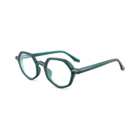 Monturas de Gafas de Acetato con Diseño Hexagonal Geométrico, Gafas Ópticas de Moda Únicas, Venta al Por Mayor