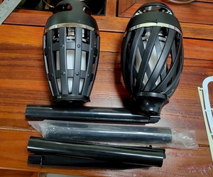 BT ánh sáng sân Loa mini cực sàn cắm trong loa siêu trầm USB ngọn lửa ánh sáng đầy màu sắc RGB Loa - Product Image 3