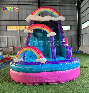 Tobogán de agua inflable t-rex, mega dinosaurio, minion - Product Image 6