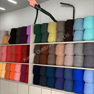 Fil Karida 400g en cône, écologique, 8 brins, haute ténacité, filé à l'anneau, tissu doux, 100% acrylique, teint pour le tricot à la main - Product Image 2