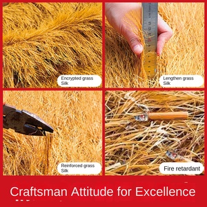 Césped <span class=keywords><strong>Artificial</strong></span> Amarillo para Exteriores, Alfombra para <span class=keywords><strong>Patio</strong></span>, Simulación de Techo de Paja, Césped <span class=keywords><strong>Artificial</strong></span> - Product Image 2