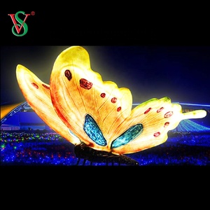 Decoración de Jardín para el Hogar, Escultura Grande de Fibra de Vidrio Artificial Realista, Accesorios Luminosos, Hermosa Estatua de Mariposa con Soporte - Product Image 4