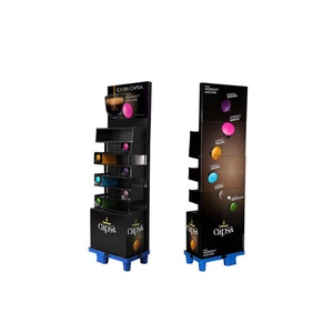 Expositor de Cartón Plegable Ecológico Personalizado, Estante de Papel Corrugado para Piso, para Tiendas de Alimentos - Product Image 3