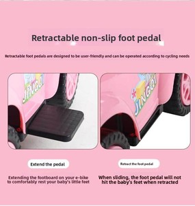 Monopattino a Quattro Ruote per Bambini, <span class=keywords><strong>Auto</strong></span> Cavalcabile Antiribaltamento per Bambini da 1 a 3 Anni - Product Image 3