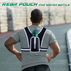 Sac à dos de sport de plein air personnalisé, marathon, camping, avec porte-téléphone réfléchissant à 360 degrés, gilet d'hydratation pour la course à pied, pour femmes et hommes - Product Image 3
