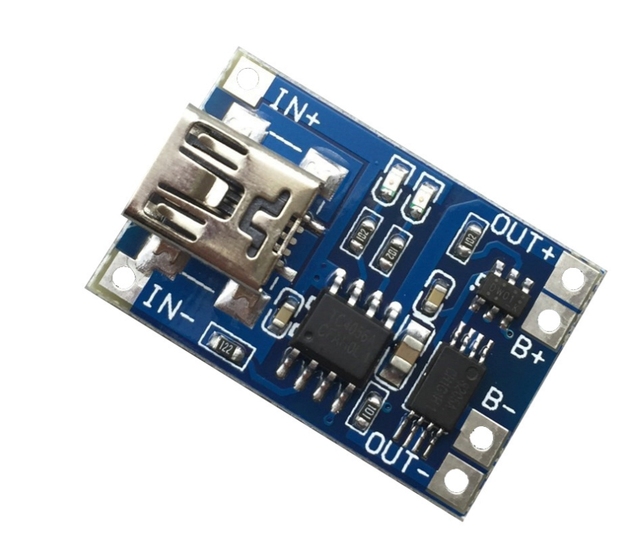 TP4056 1A Li-ion Lithium Battery Charging Module With Current Protection Mini USB