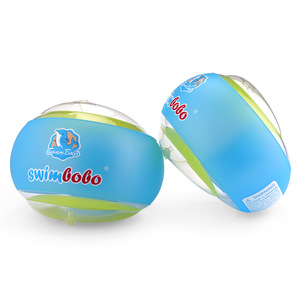 Flotador de natación para bebés Swimbobo, brazaletes inflables suaves en tallas S, M, L, XL para niños y adultos, deportes acuáticos. - Product Image 2