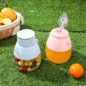 Portable Outdoor Straw Juicer <b>Cup</b> USB Charging Multifunctional Juice Electric Juicer <b>Large</b> Capacity Blender for Office Outdoor - Product Image 1