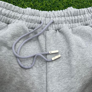 OEM Pantalon de survêtement surdimensionné de haute qualité avec ceinture à cordon de serrage et impression de logo bouffant - Product Image 5