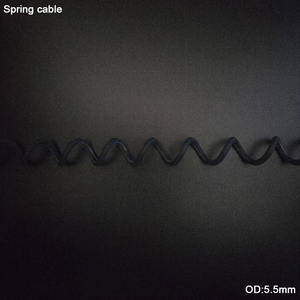 Câbles USB A vers Type C à ressort télescopique extensible à haute élasticité - Product Image 5