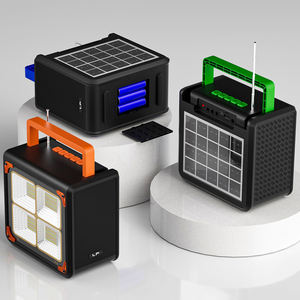 Altavoz Bluetooth Inalámbrico LP-V96 con Energía Solar, Linterna y Banco de Energía, <span class=keywords><strong>Radio</strong></span> FM, Altavoz Portátil para Emergencias al Aire Libre - Product Image 1