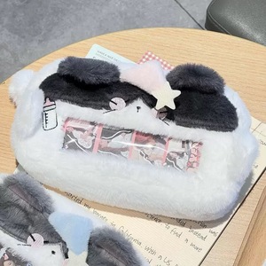 Bolsa de Almacenamiento de Papelería con Diseño de Gatito Adormecido, Ecológica, de Gran Capacidad, Estuche para Lápices, Bolsa de Maquillaje de Alta Gama, a la Moda - Product Image 2